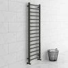 Brooklyn Black Nickel 1600 x 500mm Straight Heated Towel Rail