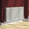 Reina Colona 3 Column Horizontal Radiator - Matt White -Radiators Shop 2C513 P