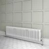 Keswick 300 x 1355mm Cast Iron Style Traditional 2 Column White Radiator