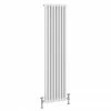 Keswick 1515 x 380mm Cast Iron Style Traditional 2 Column White Radiator