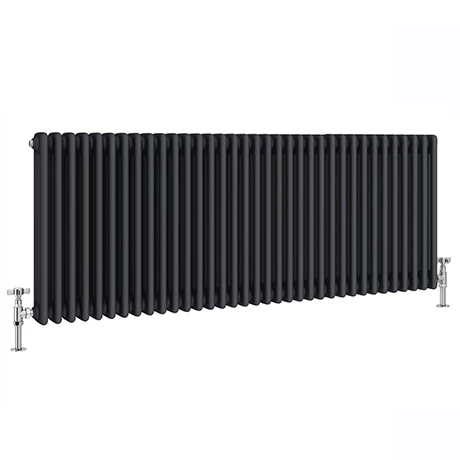 Keswick 600 x 1595mm Cast Iron Style Traditional 3 Column Anthracite Radiator 3 Keswick 600 x 1595mm Cast Iron Style Traditional 3 Column Anthracite Radiator
