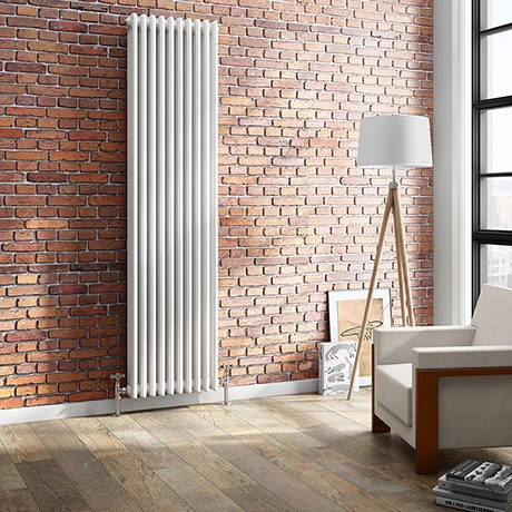 Keswick 1800 x 470mm Cast Iron Style Traditional 3 Column White Radiator 2 Keswick 1800 x 470mm Cast Iron Style Traditional 3 Column White Radiator