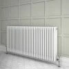 Keswick 600 x 1355mm Cast Iron Style Traditional 3 Column White Radiator -Radiators Shop 3CWH6X1355 prod1a