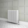 Keswick 600 x 605mm Cast Iron Style Traditional 4 Column White Radiator -Radiators Shop 4CWH6X636 prod
