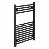 Toreno Black W500 x H800mm Heated Towel Rail -Radiators Shop 508 BS n p