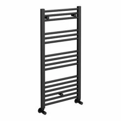 Toreno Black W500 x H1000mm Heated Towel Rail -Radiators Shop 510 BS d2 460