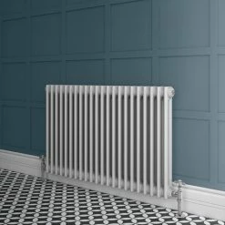 Keswick Grey 600 x 1010mm Cast Iron Style Traditional 2 Column Radiator 7 Keswick Grey 600 x 1010mm Cast Iron Style Traditional 2 Column Radiator -Radiators Shop 6X10SIL d3 460