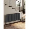 Reina Alco Horizontal Aluminium Radiator (600mm High) - Anthracite