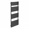 Milan Heated Towel Rail H1600mm x W600mm Anthracite -Radiators Shop A16X600B16 AF P1