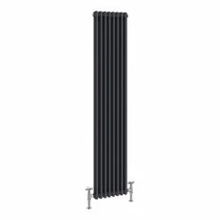 Keswick 1800 x 380mm Cast Iron Style Traditional 2 Column Anthracite Radiator 8 Keswick 1800 x 380mm Cast Iron Style Traditional 2 Column Anthracite Radiator -Radiators Shop A2C18X372 detail1 460