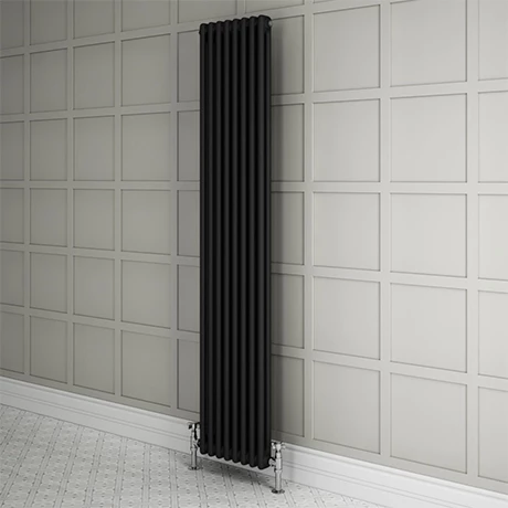 Keswick 1800 x 380mm Cast Iron Style Traditional 2 Column Anthracite Radiator 3 Keswick 1800 x 380mm Cast Iron Style Traditional 2 Column Anthracite Radiator