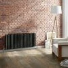 Keswick 450 x 1010mm Cast Iron Style Traditional 3 Column Anthracite Radiator -Radiators Shop A3C45X1008 AF n prod