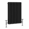Keswick 600 x 425mm Cast Iron Style Traditional 3 Column Anthracite Radiator 1 Keswick 600 x 425mm Cast Iron Style Traditional 3 Column Anthracite Radiator -Radiators Shop A3C6X420 AF p