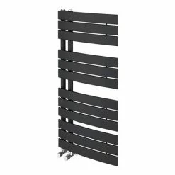 Delta Anthracite Designer Heated Towel Rail 1080 x 550mm 8 Delta Anthracite Designer Heated Towel Rail 1080 x 550mm -Radiators Shop ADR55X1080 detail02 460