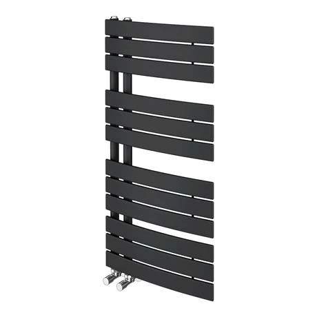 Delta Anthracite Designer Heated Towel Rail 1080 x 550mm 5 Delta Anthracite Designer Heated Towel Rail 1080 x 550mm - Image 3