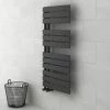 Delta Anthracite Designer Heated Towel Rail 1080 x 550mm 2 Delta Anthracite Designer Heated Towel Rail 1080 x 550mm -Radiators Shop ADR55X1080 prod