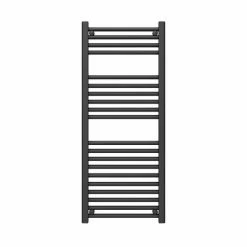 Diamond Heated Towel Rail - W500 x H1200mm - Anthracite -Radiators Shop AFT5X1200 n d2 460