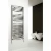 Reina Diva Curved Towel Rail - Chrome -Radiators Shop AG40800CC P