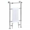 Heritage - Baby Clifton Heated Towel Rail - Chrome - AHC80 -Radiators Shop AHC80 P