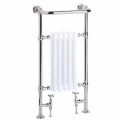 Heritage - Baby Clifton Heated Towel Rail - Chrome - AHC80