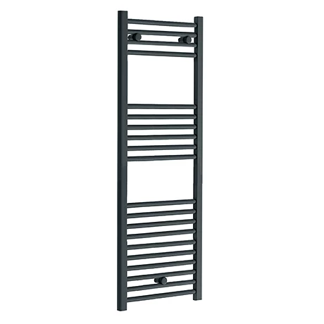 Diamond Heated Towel Rail - W400 x H1200mm - Anthracite - Straight 3 Diamond Heated Towel Rail - W400 x H1200mm - Anthracite - Straight