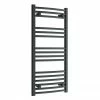 Diamond Curved Heated Towel Rail - W500 x H1000mm - Anthracite -Radiators Shop ATR510C p