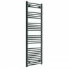 Diamond Curved Heated Towel Rail - W500 x H1600mm - Anthracite -Radiators Shop ATR516C p
