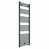 Diamond Heated Towel Rail - W500 x H1600mm - Anthracite - Straight -Radiators Shop ATR516 p