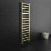 Arezzo Cube Brushed Brass 1600 x 500 Heated Towel Rail
