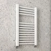 Arezzo Cube Matt White 690 x 500 Heated Towel Rail