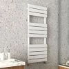 Arezzo Matt White 1200 x 500mm Heated Towel Rail 2 Arezzo Matt White 1200 x 500mm Heated Towel Rail -Radiators Shop AZMW1249 p
