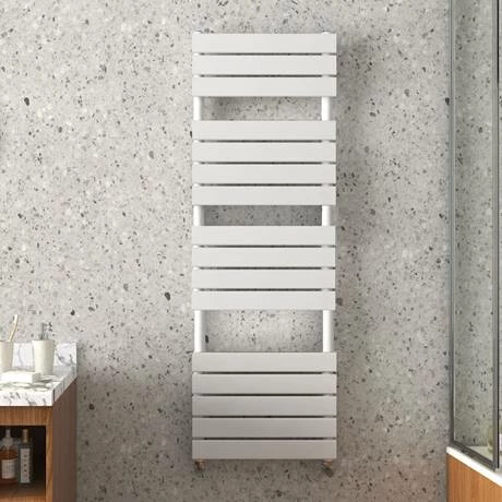 Arezzo Matt White 1512 x 500mm Heated Towel Rail 4 Arezzo Matt White 1512 x 500mm Heated Towel Rail - Image 2