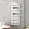 Arezzo Matt White Designer Heated Towel Rail 1080 x 550mm -Radiators Shop AZMW1855 p