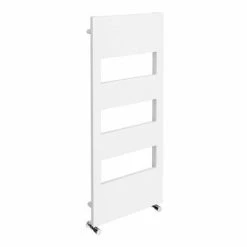 Arezzo White 1200 x 500 Designer Panel Radiator with Towel Rails 7 Arezzo White 1200 x 500 Designer Panel Radiator with Towel Rails -Radiators Shop AZR12X5W d3 460
