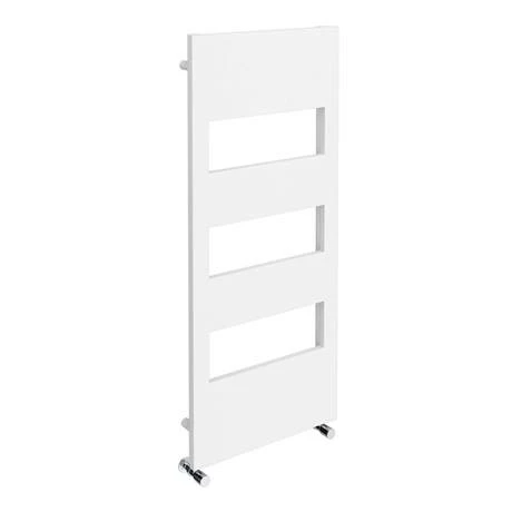Arezzo White 1200 x 500 Designer Panel Radiator with Towel Rails 5 Arezzo White 1200 x 500 Designer Panel Radiator with Towel Rails - Image 3