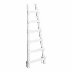 Arezzo White Leaning Ladder 1600 x 600 Heated Towel Rail 7 Arezzo White Leaning Ladder 1600 x 600 Heated Towel Rail -Radiators Shop AZR1WHT d3 460