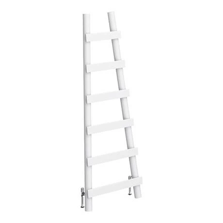 Arezzo White Leaning Ladder 1600 x 600 Heated Towel Rail 5 Arezzo White Leaning Ladder 1600 x 600 Heated Towel Rail - Image 3