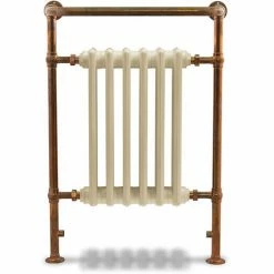 Bampton Traditional Copper 960 x 675mm Heated Towel Radiator