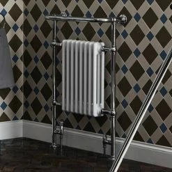 Bayswater Clifford Heated Towel Rail Radiator 965 x 673mm -Radiators Shop BAYR001 D2 460