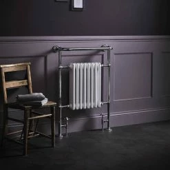 Bayswater Clifford Heated Towel Rail Radiator 965 x 673mm -Radiators Shop BAYR001 D3 460