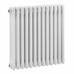 Bayswater Nelson White Triple Column Radiator 600 x 606mm