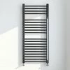 Brooklyn 1200 x 500mm Black Nickel Straight Heated Towel Rail -Radiators Shop BBNS12X5 np