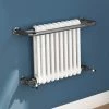 Bromley Black Nickel Traditional Wall Hung Towel Rail Radiator (742 x 492mm)