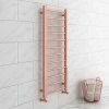 Brooklyn 1200 x 500mm Rose Gold Straight Heated Towel Rail