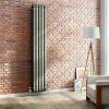 Buxton 1800 x 318mm Raw Metal (Lacquered) 2 Column Vertical Radiator -Radiators Shop BRM183 nwp