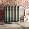 Buxton 600 x 615mm Raw Metal (Lacquered) 2 Column Horizontal Radiator