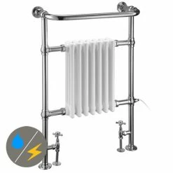 Radiators Shop 7 Burlington Full Trafalgar Traditional Radiator (inc. Valves + Electric Heating Kit)