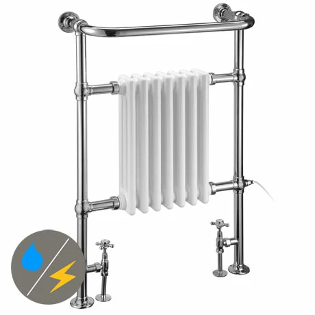 Burlington Full Trafalgar Traditional Radiator (inc. Valves + Electric Heating Kit) 3 Burlington Full Trafalgar Traditional Radiator (inc. Valves + Electric Heating Kit)