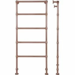 Castleford Traditional Copper 1550 x 626mm Steel Towel Rail -Radiators Shop CAS COP 01 D1 460