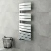 Delta Chrome Designer Heated Towel Rail 1080 x 550mm